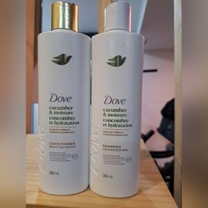New Dove Damage Therapy Cucumber & Moisture Shampoo and Conditioner Set